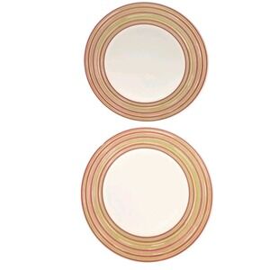 Pagnossin Ironstone Treviso Rare Made in Italy 2‎ Salad Plates